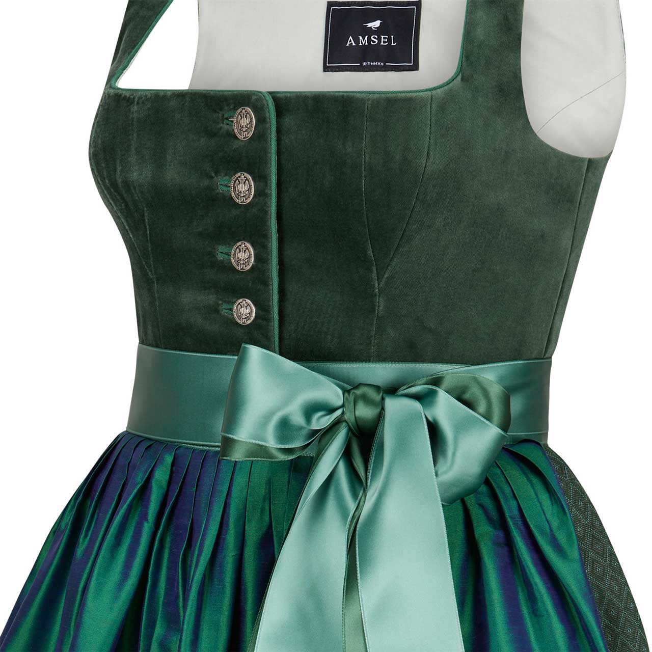 Samtdirndl Lisa Grün - Image 3